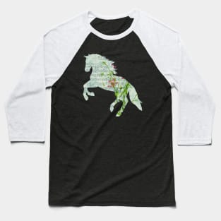 Floral Sheet Music - Horse Baseball T-Shirt